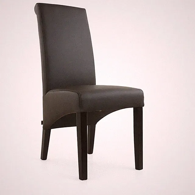 Esszimmerstuhl Felice Leder Braun Stuhl-Beine Wenge Lederstühle Esszimmer Stühle