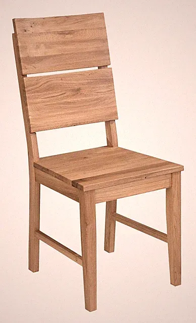 Esszimmerstuhl Küchenstuhl Holzstuhl Stuhl Braun Wildeiche Eiche Holz Massiv