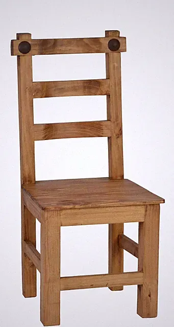 Esszimmerstuhl Mexico Möbel 46x100x44 cm Landhausstil Massivholz Pinie Honig