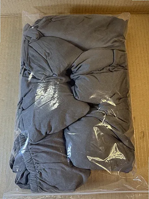 Esszimmerstuhlhusse Schonbezug Dehnbar 6-teilig Dunkelgrau Schonbezug Amazon Basics Neu