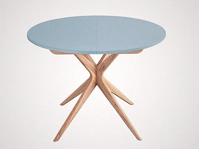 Esszimmertisch ausziehbar JUBI Ø 100 MDF Esstisch Küchentisch Esszimmer