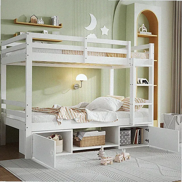 Etagenbett Kinderbett Jugendbett Einzelbett Schlafzimmer Bettgestelle 90x200cm