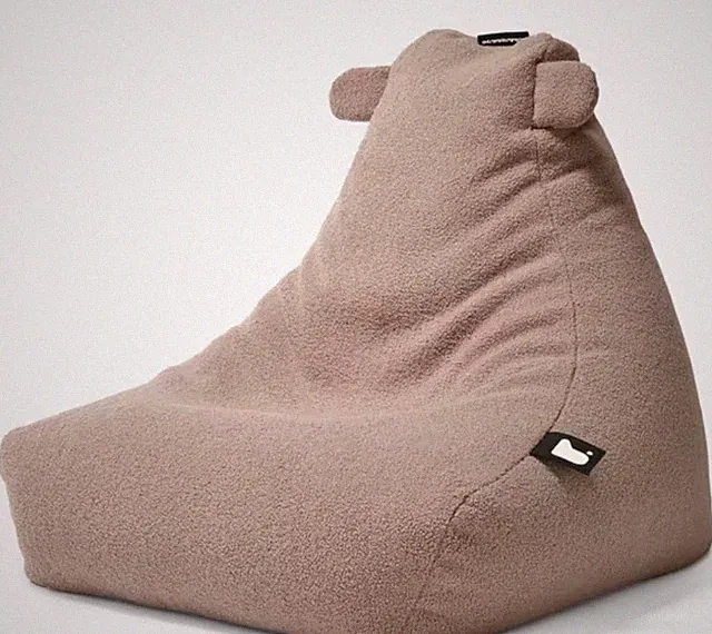 Extreme Lounging Kinder Mini Teddy Sitzsack, meliert