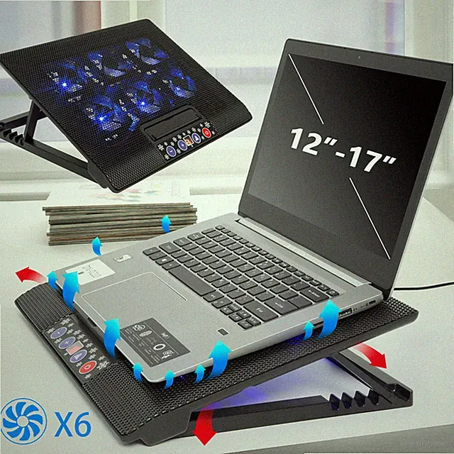 Faltbar Laptoptisch Laptop Ständer Betttisch Notebooktisch PC Klapptisch 0-360 °