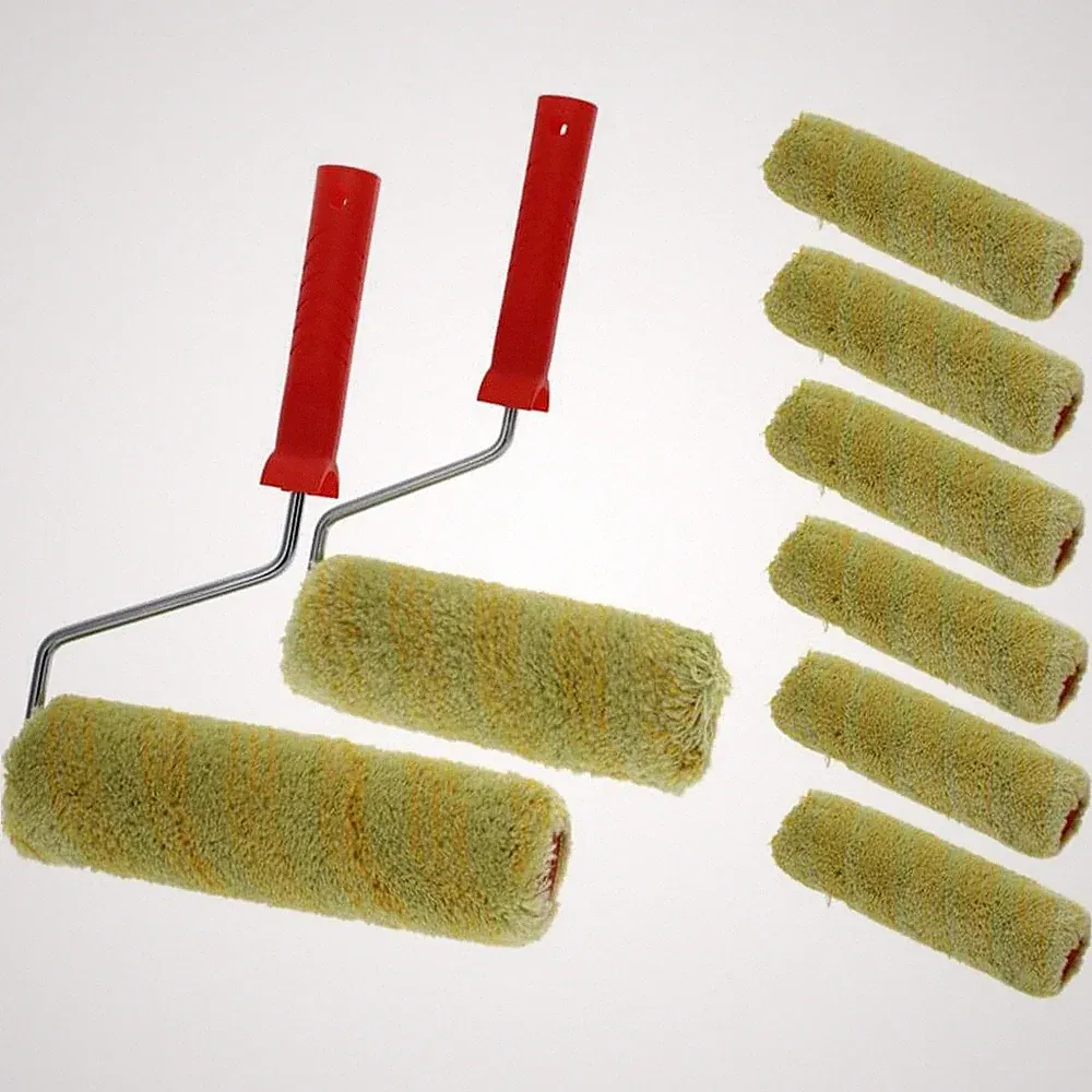 Farbrolle 20-25cm Polyamid Thermofusion 18mm Maler Streich Rolle Farb Walze Lack