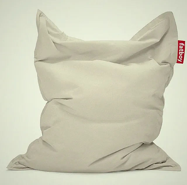 Fatboy Sitzsack Original stonewashed, silbergrau indoor 180x140 cm, nur Abholung