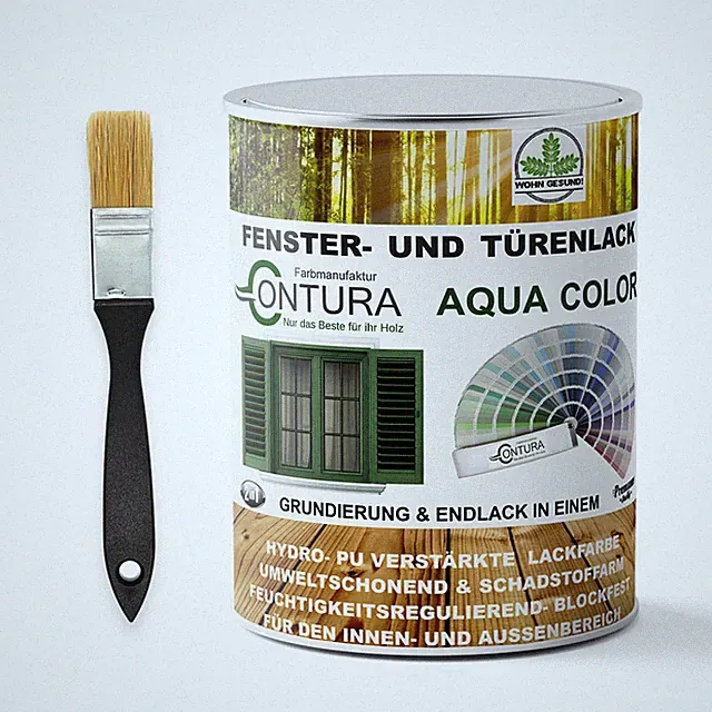 Fensterlack Türenlack RAL Lack Glänzend Möbellack Innen Außen Holzlack Metall