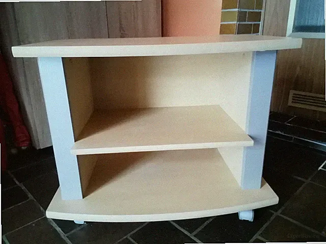 Fernsehertisch beige/grau, gebraucht L-64cm H-50cm T-36cm, zerlegt