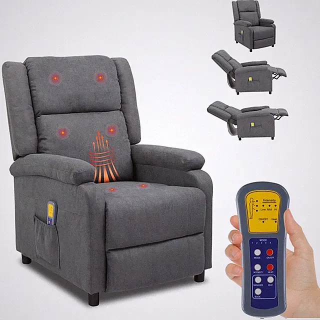 Fernsehsessel Massagesessel Relaxsessel Liegesessel Einzelsofa mit Heizfunktion