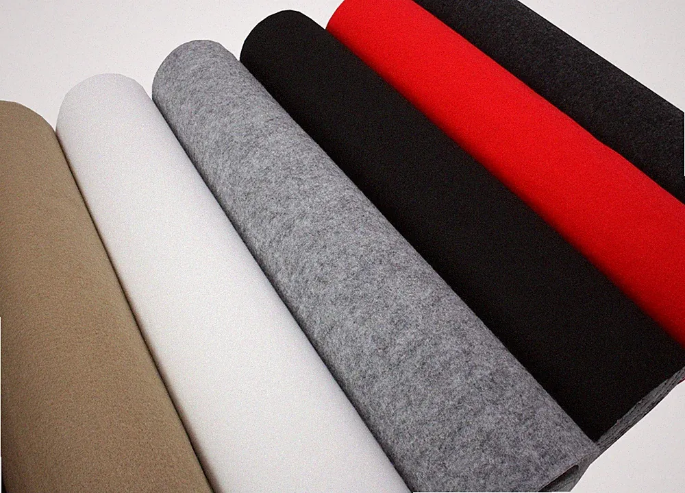 Filz 250x150cm Möbelgleiter 3mm dick selbstklebend GRAU-SCHWARZ-DUNKELGRAU-WEIß