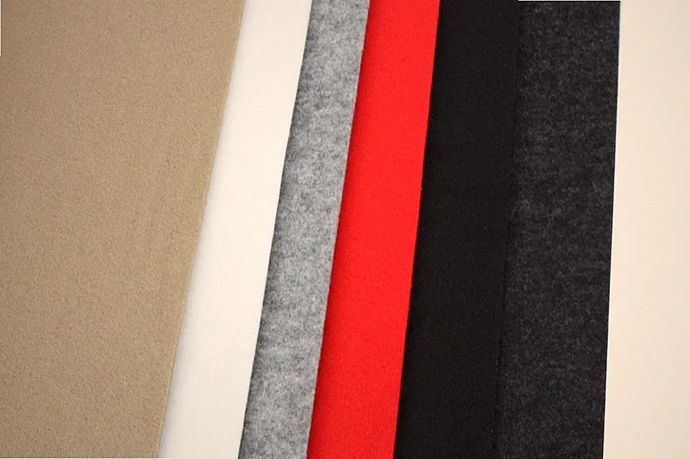 Filz 300x150cm Möbelgleiter 3mm dick selbstklebend GRAU-SCHWARZ-DUNKELGRAU-WEIß