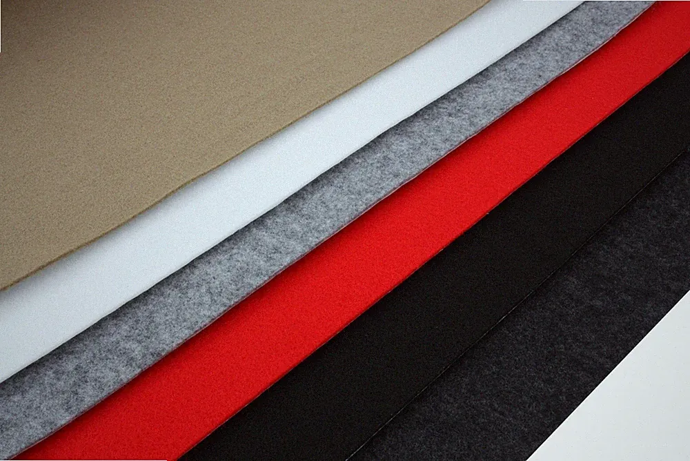 Filz 400x150cm Möbelgleiter 3mm dick selbstklebend GRAU-SCHWARZ-DUNKELGRAU-WEIß
