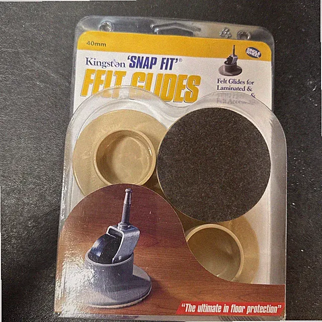 Filz Möbelgleiter für 40 mm Einradrollen Farbe beige