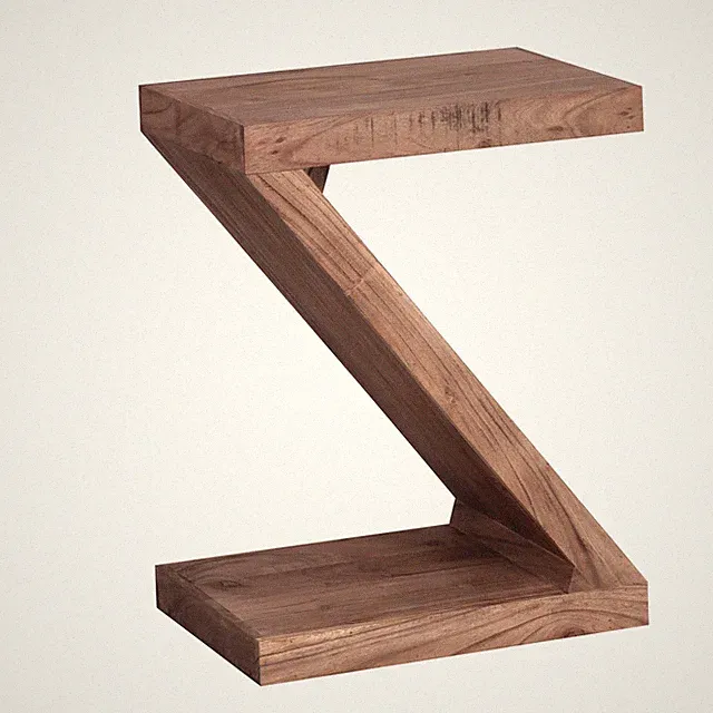 FineBuy Beistelltisch Massiv Holztisch Akazie Couchtisch Holz Tisch Wohnzimmer
