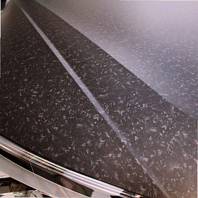 Forged Carbon 3D Folie Matt Car Wrapping Folie Auto Schwarz blasenfrei autofolie