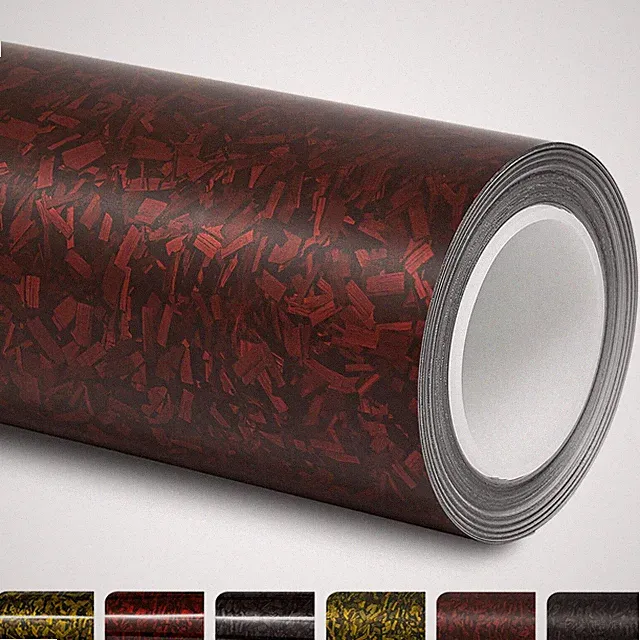 Forged Carbon 3D Ultra Glanz Folie selbstklebende Carbonfolie Auto Blasenfrei