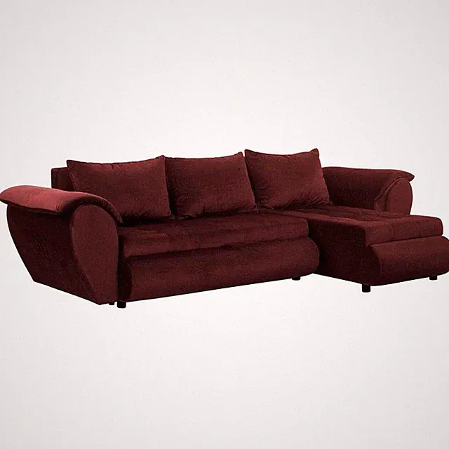 Forniro 24 Sierano Ecksofa L-Form mit Schlaffunktion - Bettkasten - Schlafcouch