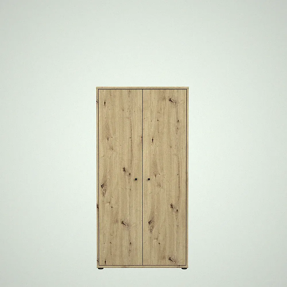 Forte Kommode T2 (2T) 74 cm – Artisan Eiche, 2 Türen, 34,9 kg
