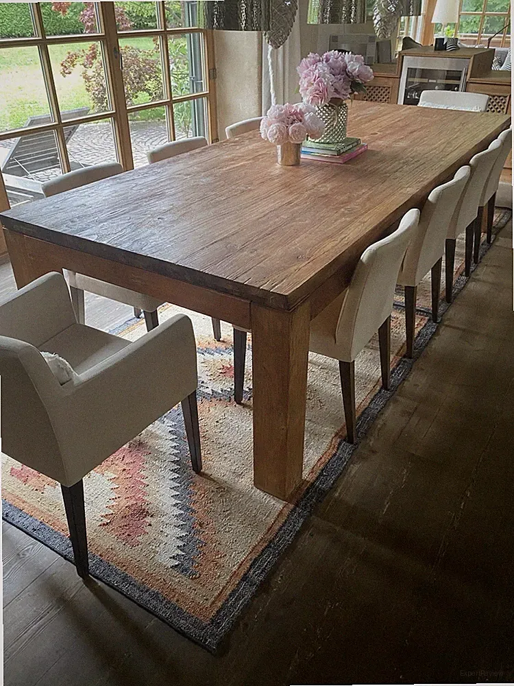 Französischer Altholztisch Massiv Pinie Holz
