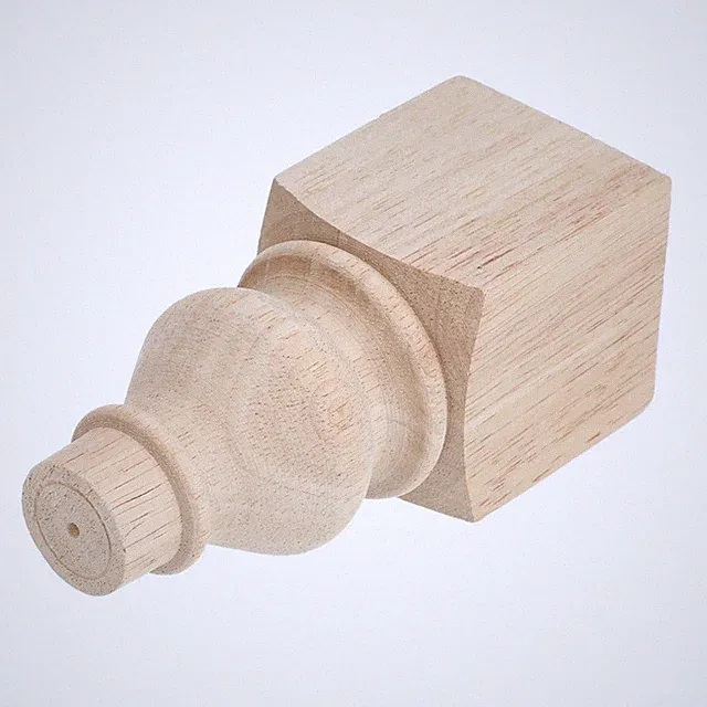 Französischer Dekorativer Säulensockel Aus Holz Baluster-tischbeine