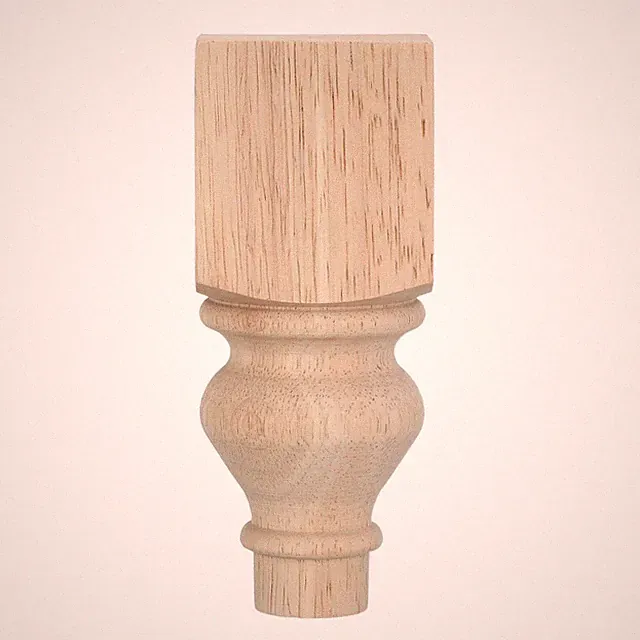 Französischer Dekorativer Säulensockel Aus Holz Möbelbeine Baluster-Tischbeine