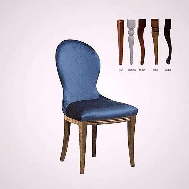 Französischer Designer Gepolster Stuhl Stühle Polster Sofa Klassische Neu CM-U3
