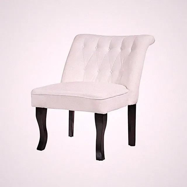 Französischer Polstersessel Barockstil Sessel Wohnzimmer Relaxsessel Weiß