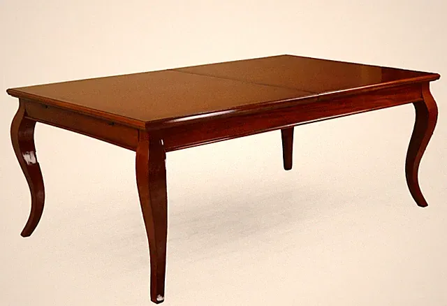 Französischer Stil Esstisch 260/200 cm Ausziehbar aus Massiholz 80275