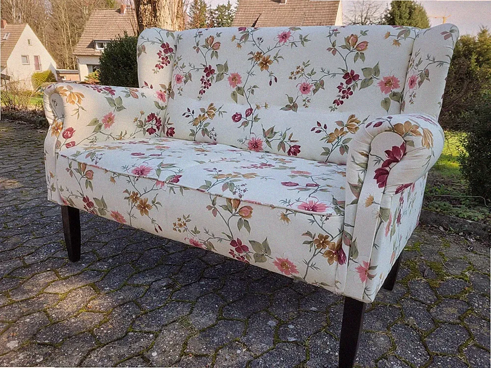 Friesensofa Rosa,Küchensofa,Retro,Landhaus,Shabby Chic