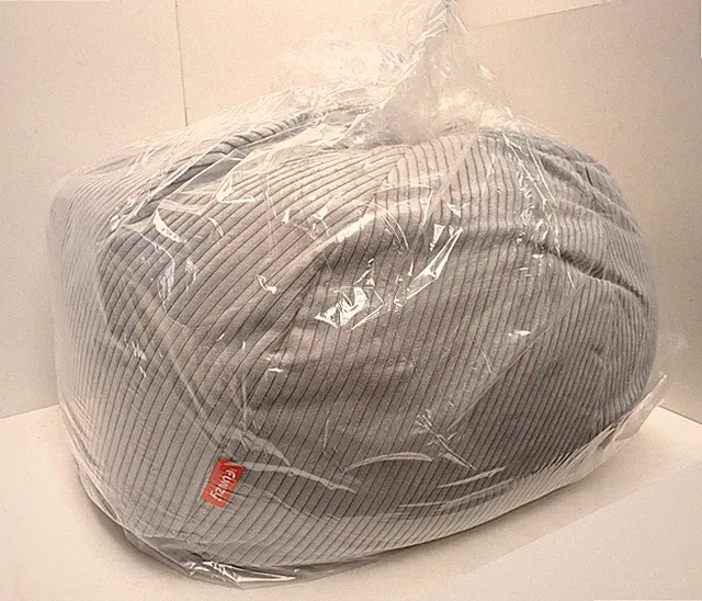 Funzy Sitzsack für Kinder Cord Koala Grau FY110-120