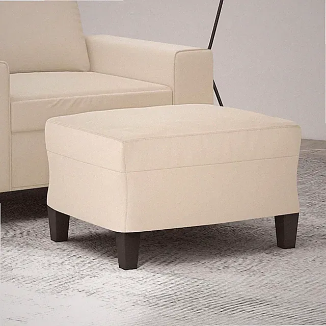 Fußhocker Sitzhocker Sitzbank Hocker Polsterhocker Mikrofasergewebe vidaXL