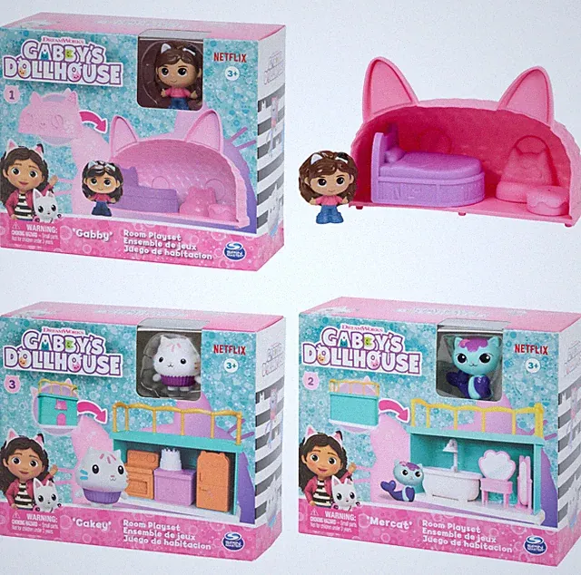 Gabby's Dollhouse Spielset für Puppenhaus inkl. 1 Minifigur Spin Master NEU OVP