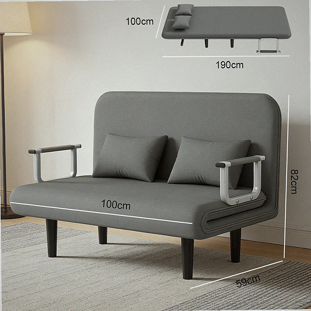 Gästebett Einzelbett Klappbett Metallbett Faltbett klappbar rollbar 100x190 cm