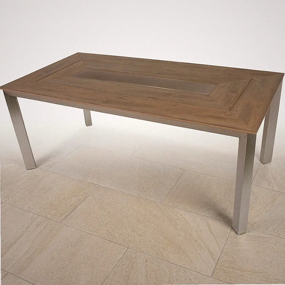 Garden Pleasure Gartentisch Florence 192x100 Esstisch Terrassentisch Teak Optik