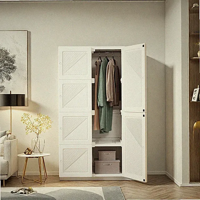 Garderobenschrank Kleiderschrank Flurschrank mitTür Mehrzweckschrank Hochschrank