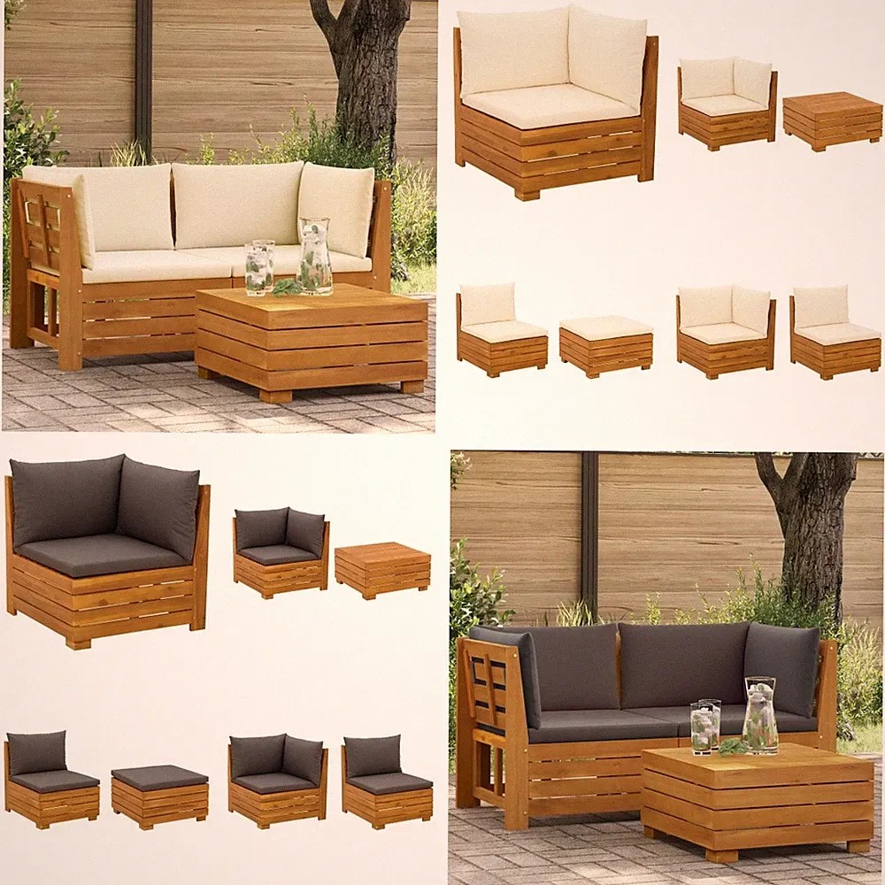 Garten-Lounge-Set Gartensofa Gartengarnitur Gartenmöbel Garten-Mittelsofa Sofa