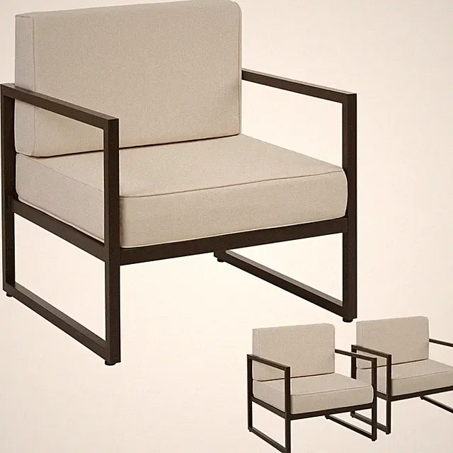 Garten-Loungesessel Gartensofa Gartenmöbel XXL-Polsterung wasserabweisend 120kg