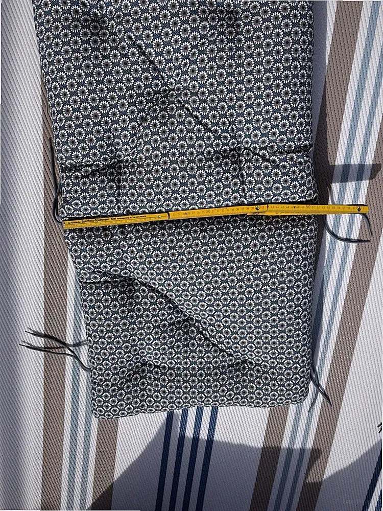 Garten Sitzauflage IKEA sehr guter Zustand, gebraucht Blau geblümt