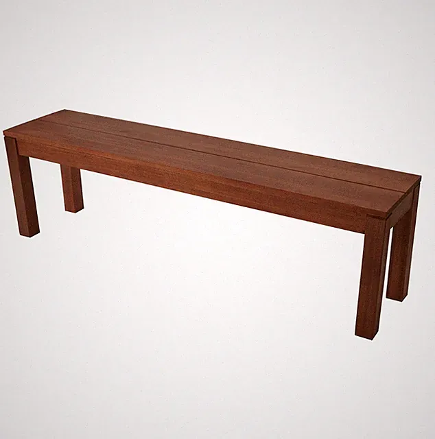 Gartenbank Gartenmöbel Holzbank Hockerbank BRASILIA 150cm 3-sitzer, 2. WAHL
