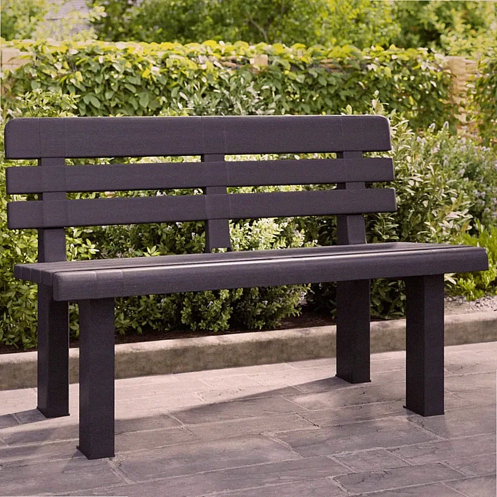Gartenbank Sitzbank Parkbank Gartenmöbel Outdoor Bank Polypropylen vidaXL