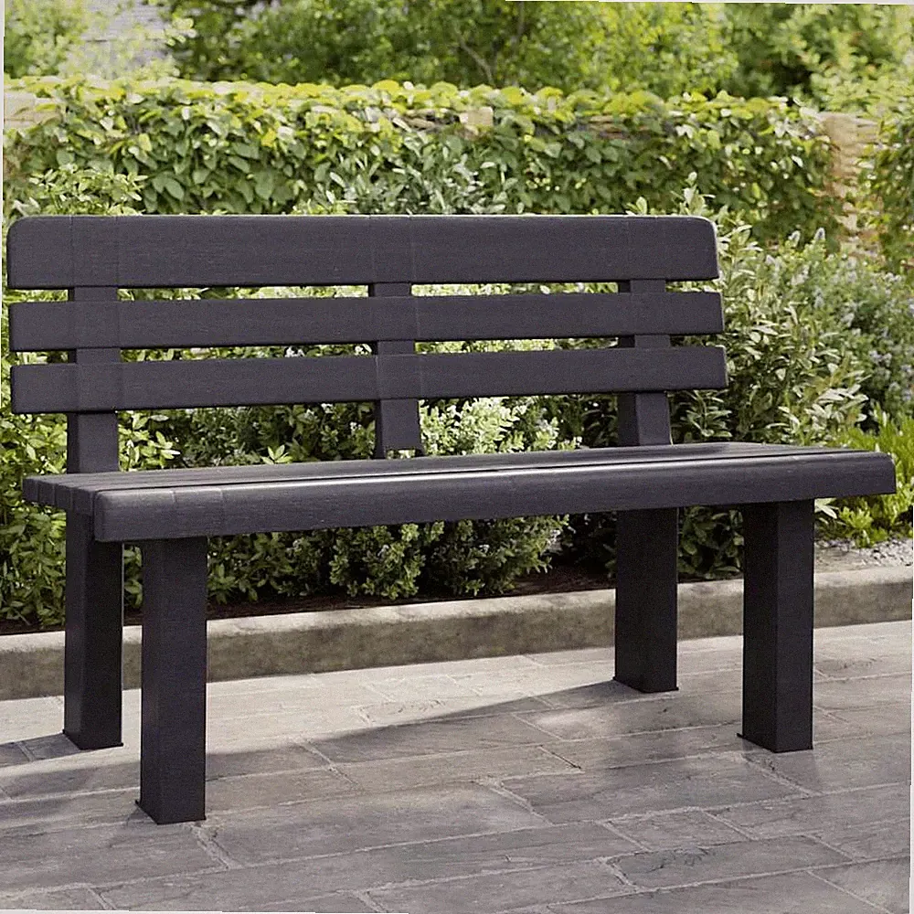 Gartenbank Sitzbank Parkbank Gartenmöbel Outdoor Bank Polypropylen vidaXL
