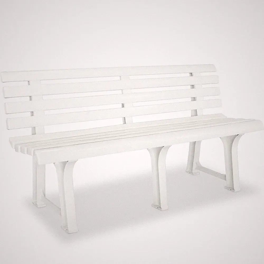 Gartenbank Sitzbank Parkbank Terrassenbank Gartenmöbel 145,5cm Kunststoff vidaXL