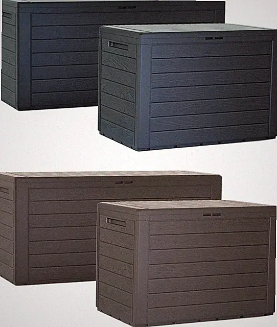 Gartenbox Kissenbox Gerätetruhe Kiste Gartentruhe Box Auflagenbox Woodebox Neu