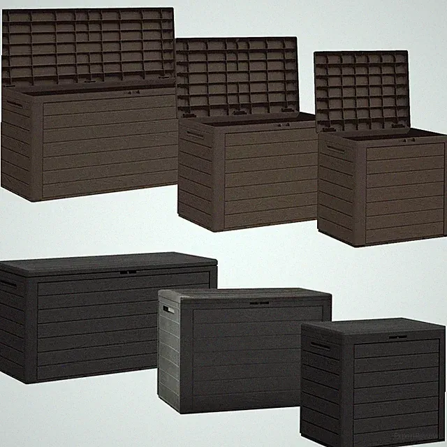 Gartenbox PP Auflagenbox Kissenbox Terrassenbox Gartentruhe Kissentruhe 140-290L