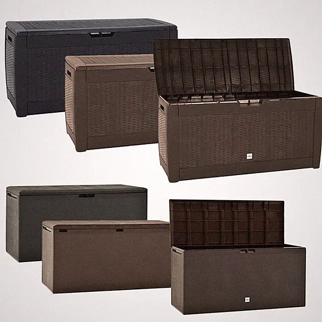 Gartenbox PP Gartentruhe Aufbewahrungsbox Auflagenbox Kissenbox Garten Truhe