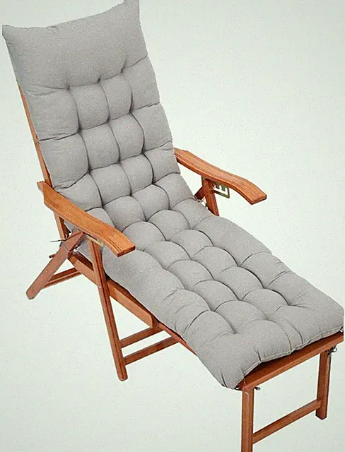Gartenliege Auflage 160x50x8cm - Bequemes Polster mit Antirutsch