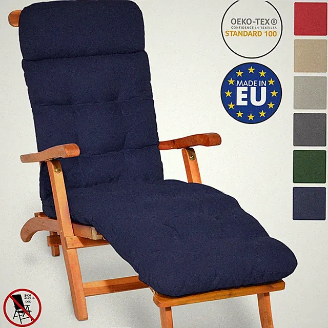 Gartenliege Liegenauflage Auflage Liege Kissen Sonnenliege Rollliege Polster