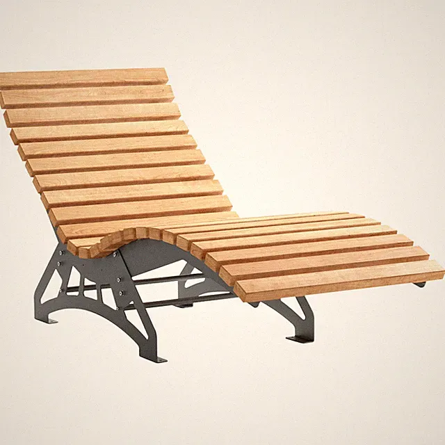 Gartenliege Terassenliege Wellnessliege Waldsofa LOUNGER Komplettset von SOTECH