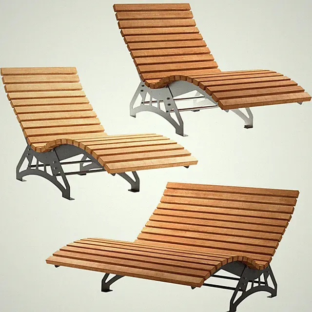 Gartenliege Waldsofa Sonnenliege LOUNGER Komplettset inkl. Holzlatten von SOTECH