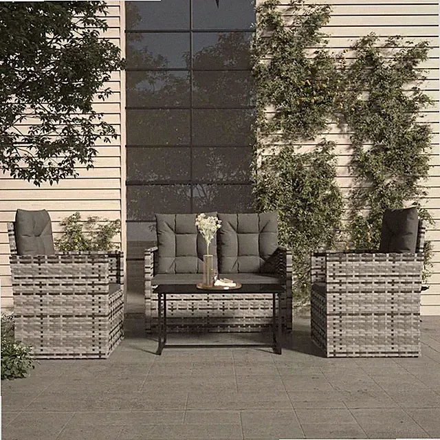 Gartenmöbel 4-tlg. Poly Rattan Sofa Lounge Sitzgruppe mehrere Auswahl vidaXL